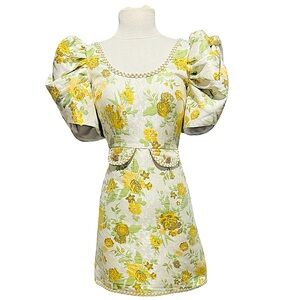 SISTER JANE BROCADE FLORAL MINI SZXS $99